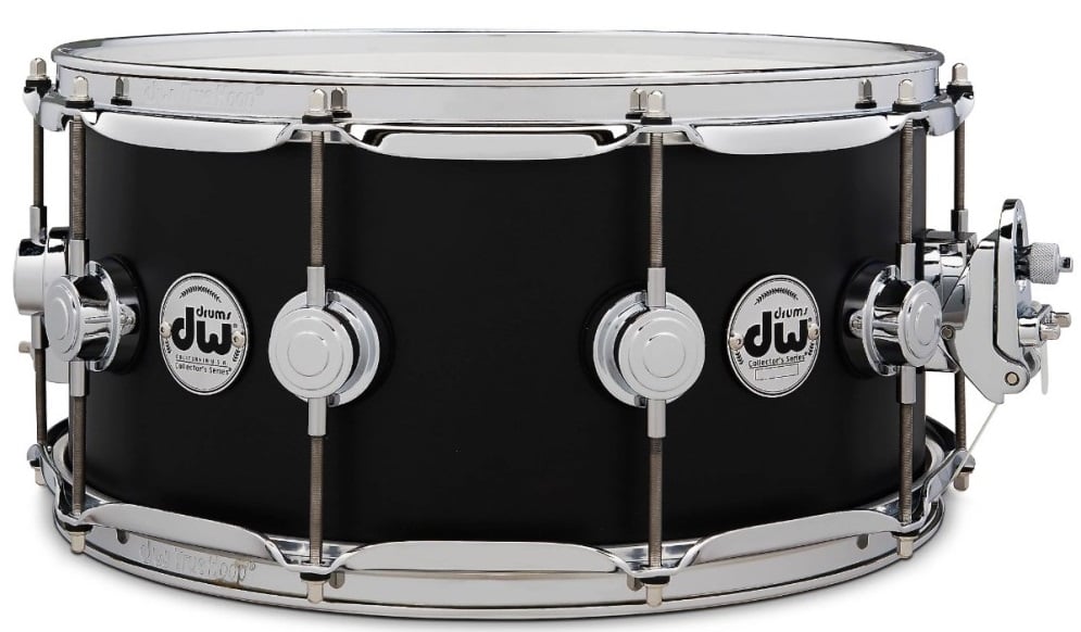 Drum Workshop DRX26514SSC107 Collectors 14X6.5 Satin Oil Black All Maple SSC DRX26514SSC107