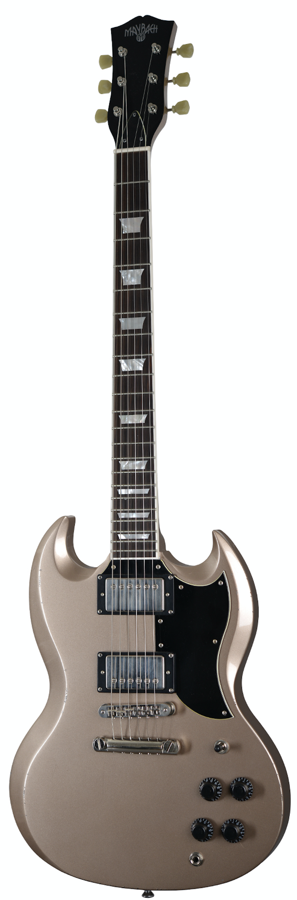 Maybach Guitars Albatroz Shoreline Gold - Guitarra Electrica Tipo Sg Vintage 2 Humbu Albatroz Shoreline Gold
