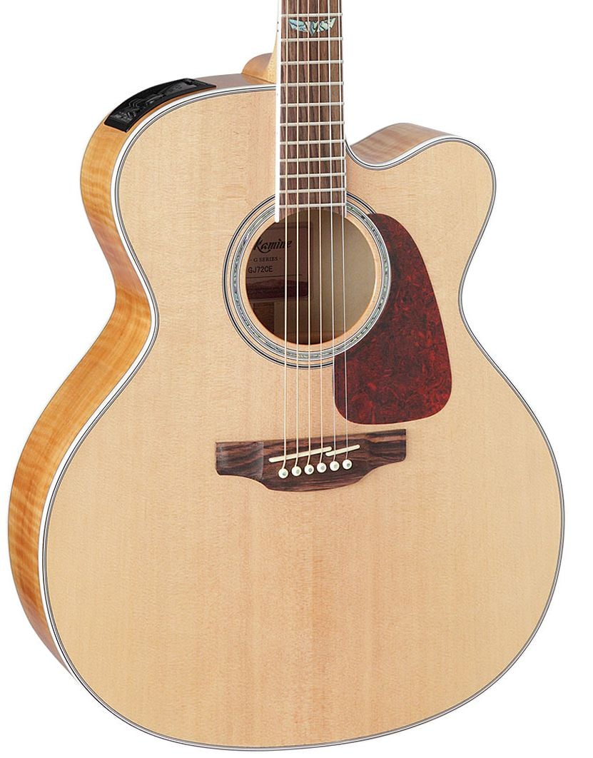 TAKAMINE GJ72CE-NAT Guitarra Electro-Acustica Jumbo Cutaway GJ72CE-NAT
