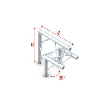 Showtec corner 90 apex up esquina triangular para truss pt30006