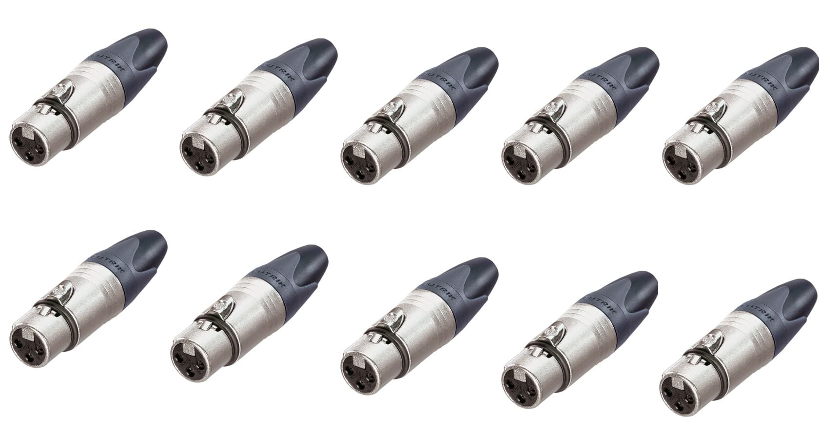 Neutrik NC3 FXX Conector XLR hembra 10 Unidades NC3 FXX XLR hembra 10