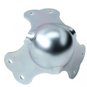 Adam hall hardware 41012-05 - cantonera de bola grande y alta capacidad de carga 3 patas radio interno 5 mm