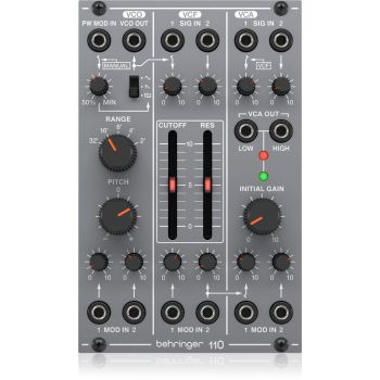 Behringer 110 vco/vcf/vca módulo sintetizador eurorack