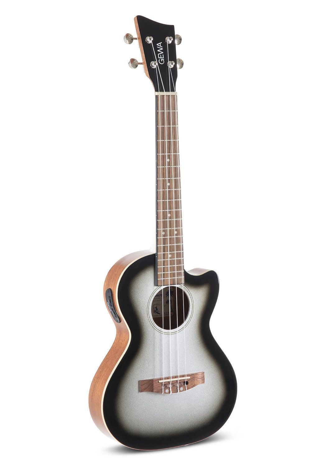 Gewa VG512604 Ukelele Electroacústico Tenor Manoa R-TE-CE-SILVER E-A VG512604