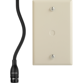Shure mx202bp/c micrófono de flexo para colgar de 10cm para grabación de sonido ambiental