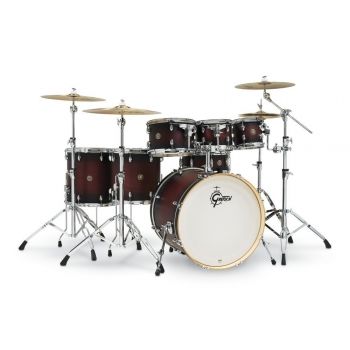 Gretsch drums set catalina maple 22. 7 piezas satin deep cherry burst cm1-e826psdcb