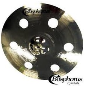 Bosphorus Cymbals CO Gold Crash Hole 18"/ 6 Hole Effect Platos 348CRHOLE18/6