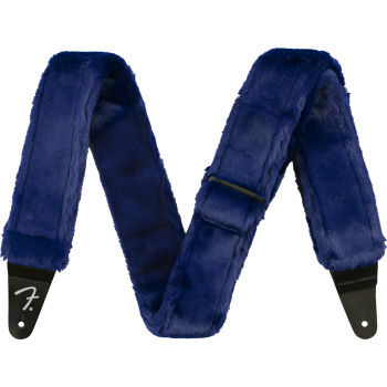 Fender poodle plush strap blue correa guitarra
