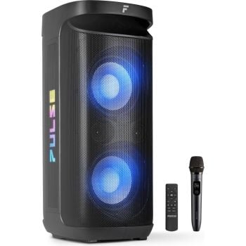 Fenton partybox pulse200 2x10 batt.bt ipx4 altavoz para fiestas de 400w