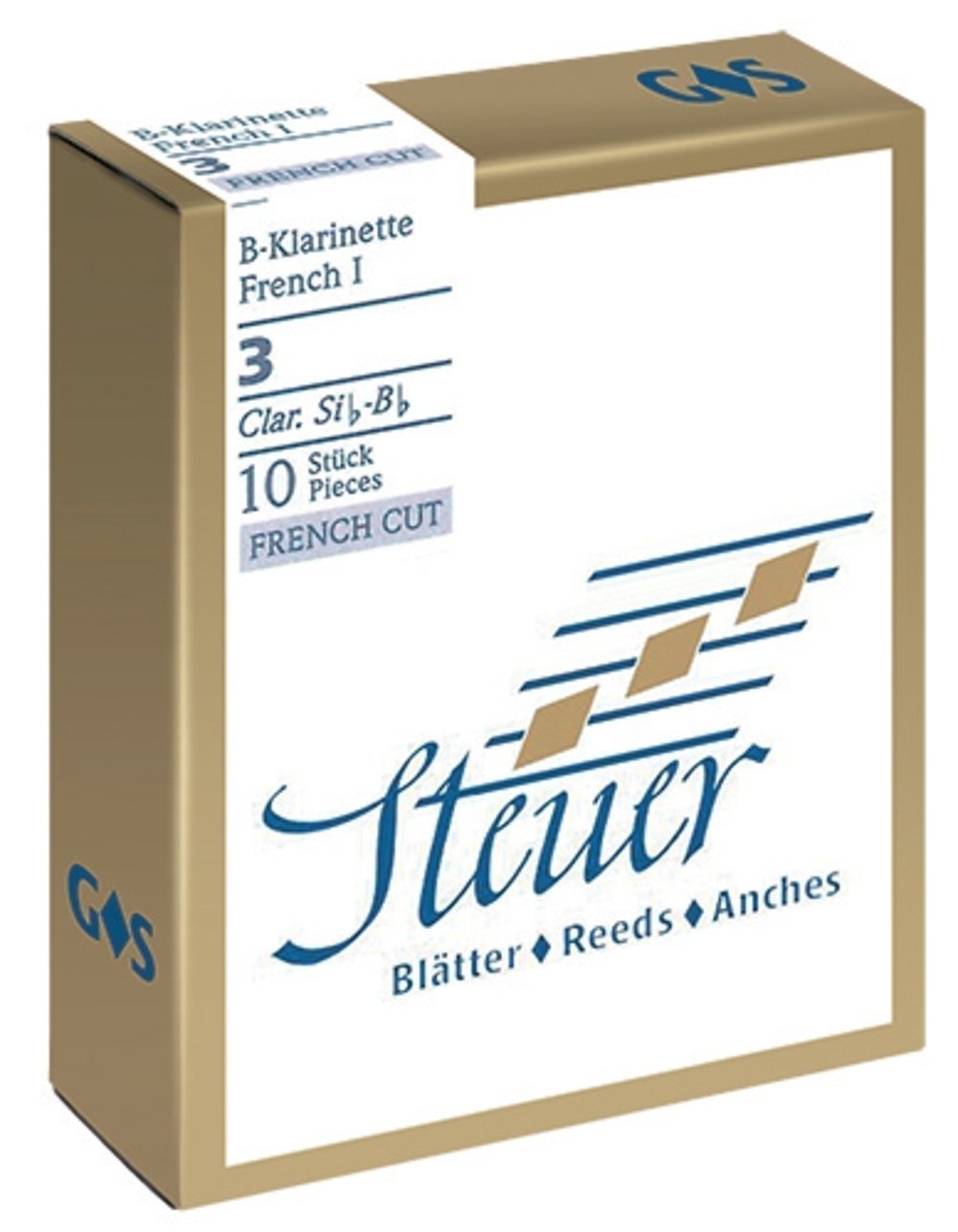 Steuer Cañas Clarinete en Sib Solo White Line 2mm Cañas Clarinete en Sib Solo White Line 2mm