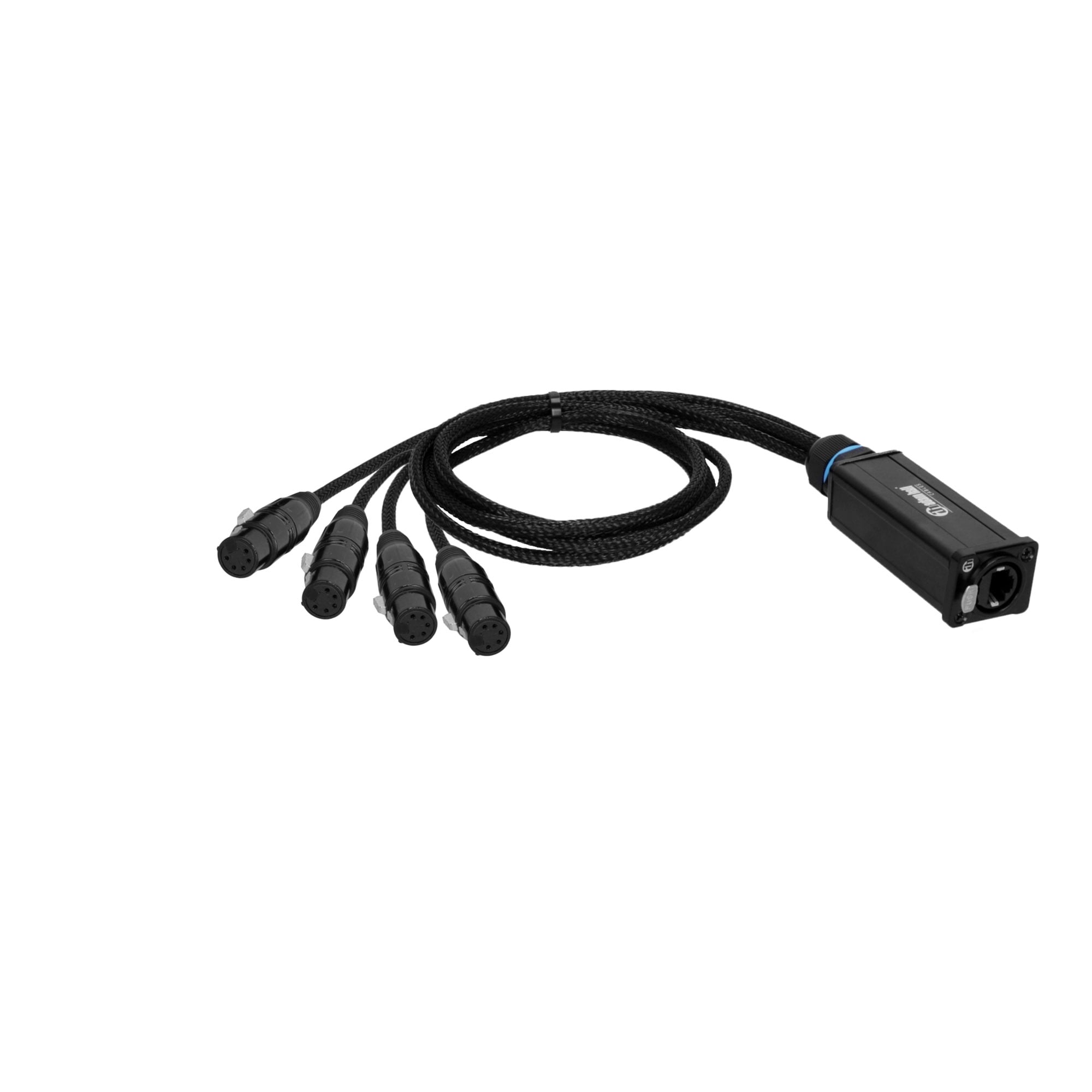 Adam Hall Audio & DMX Multicore | Adam Hall® 4 XLR 5 polos Hembra x Cat.6a 4 STAR CATBOX XF5