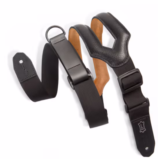 Levy's Correa Leather Right Height Series 3\" - Negra MRHSS-BLK
