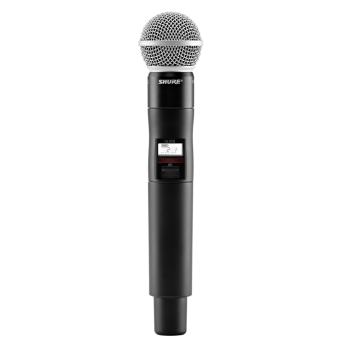 Shure qlxd2 b58-k51 transmisor de mano qlx-d con cápsula beta58. 606-670 mhz.