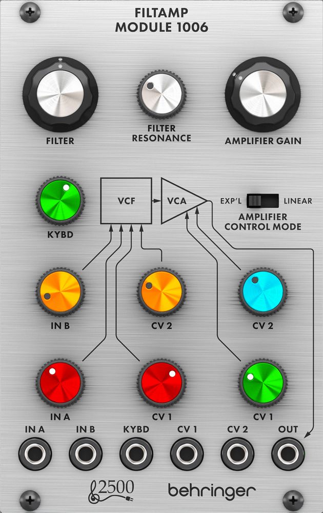 Behringer Filtamp 1006 Modulo Sintetizador Eurorack FILTAMP MODULE 1006