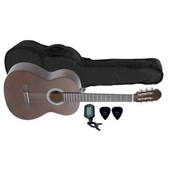 Gewa ps510170 guitarra clasica basic set 3/4 color nogal