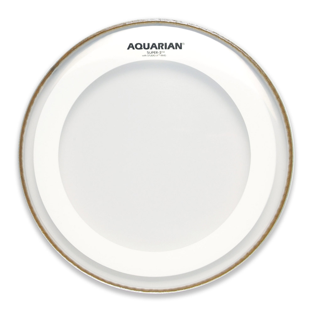 Aquarian Drumheads MRS2 Super-2 2 13 Pulgadas Parche Tom MRS2 Super-2 2 13 Pulgadas