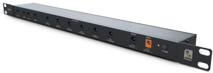 Palmer WT PB 40 RK Alimentador de 8 Salidas para Montaje en Rack WT PB 40 RK
