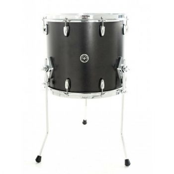 Gretsch drums gbsl1414ftcstsbm tom base usa brooklyn 14x14 negro metálico satinado