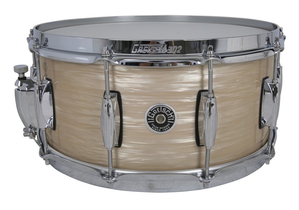 Gretsch Drums GBNT6514S1CL302 Caja USA Brooklyn 14x6,5" Creme Oyster Caja USA Brooklyn 14x6,5 Pulgadas Creme Oyster