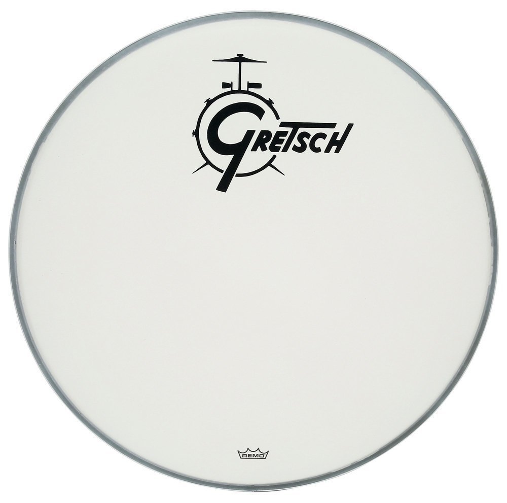 Gretsch Drums GRDHCW22 Parche Bombo 22 Pulgadas Ambassador blanco rugoso GRDHCW22