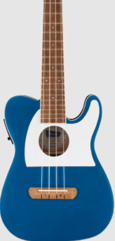 Fender Fullerton Tele Uke Blue Ukelele Fullerton Tele Uke Lpb No Bag