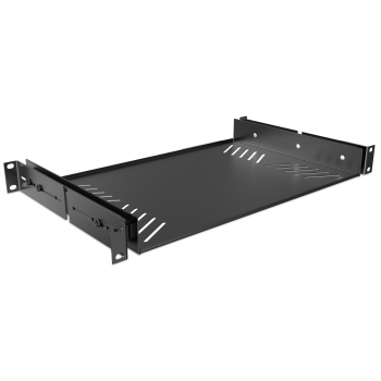 Audibax pro rack shelf ext 1u 280 bandeja extraíble ventilada para rack