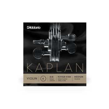 D´addario kaplan vln e gold ball end med
