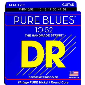 Dr strings phr-10/52 pure blues pure nickle electric 010-052