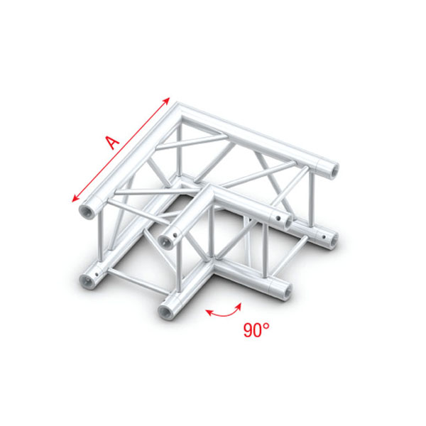 Showtec Corner 90 Esquina de Truss Cuadrado DQ22003 Corner 90 DQ22003