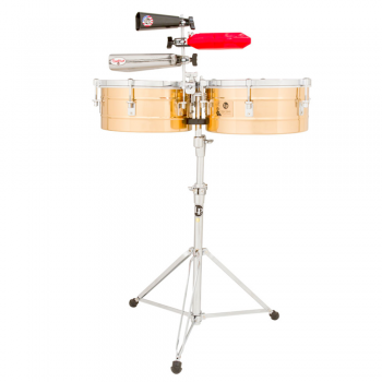 Lp timbales tito puente bronce 12/13, lp255-bz