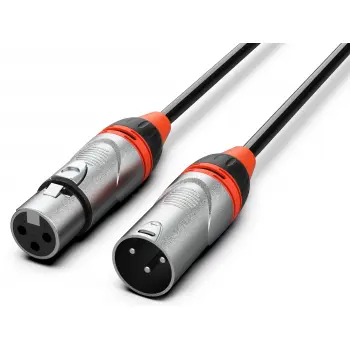 Audibax Pro Cable XLR Macho a XLR Hembra 30 Metros Negro