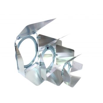 Eurolite barndoors par-38 spot silver