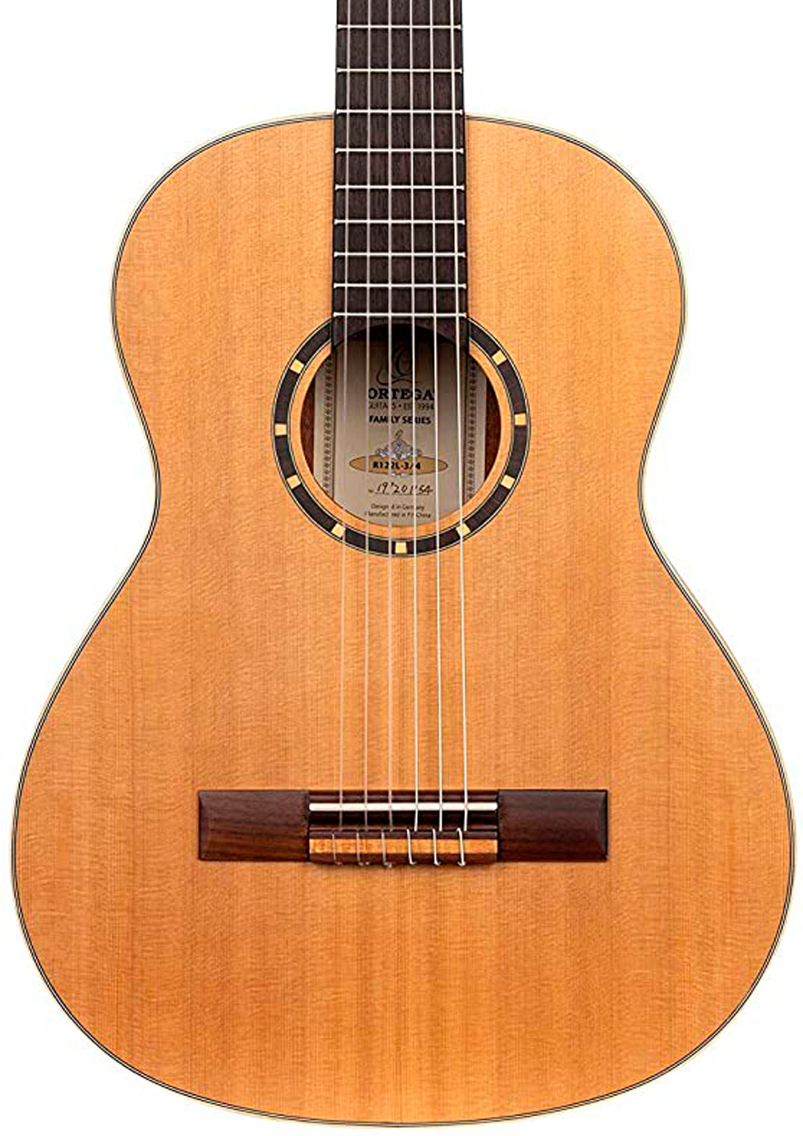 Ortega R122L-3/4. Guitarra Clásica para Zurdos + Funda R122L 3/4
