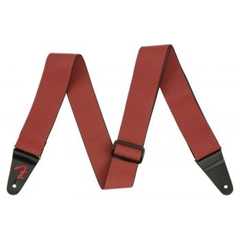 Fender weighless festive tweed strap green-red. correa para guitarra