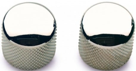 Stagg Botones de Volumen y Tono para Guitarra Eléctrica Tipo T, Cromado SP-KNTV-CH