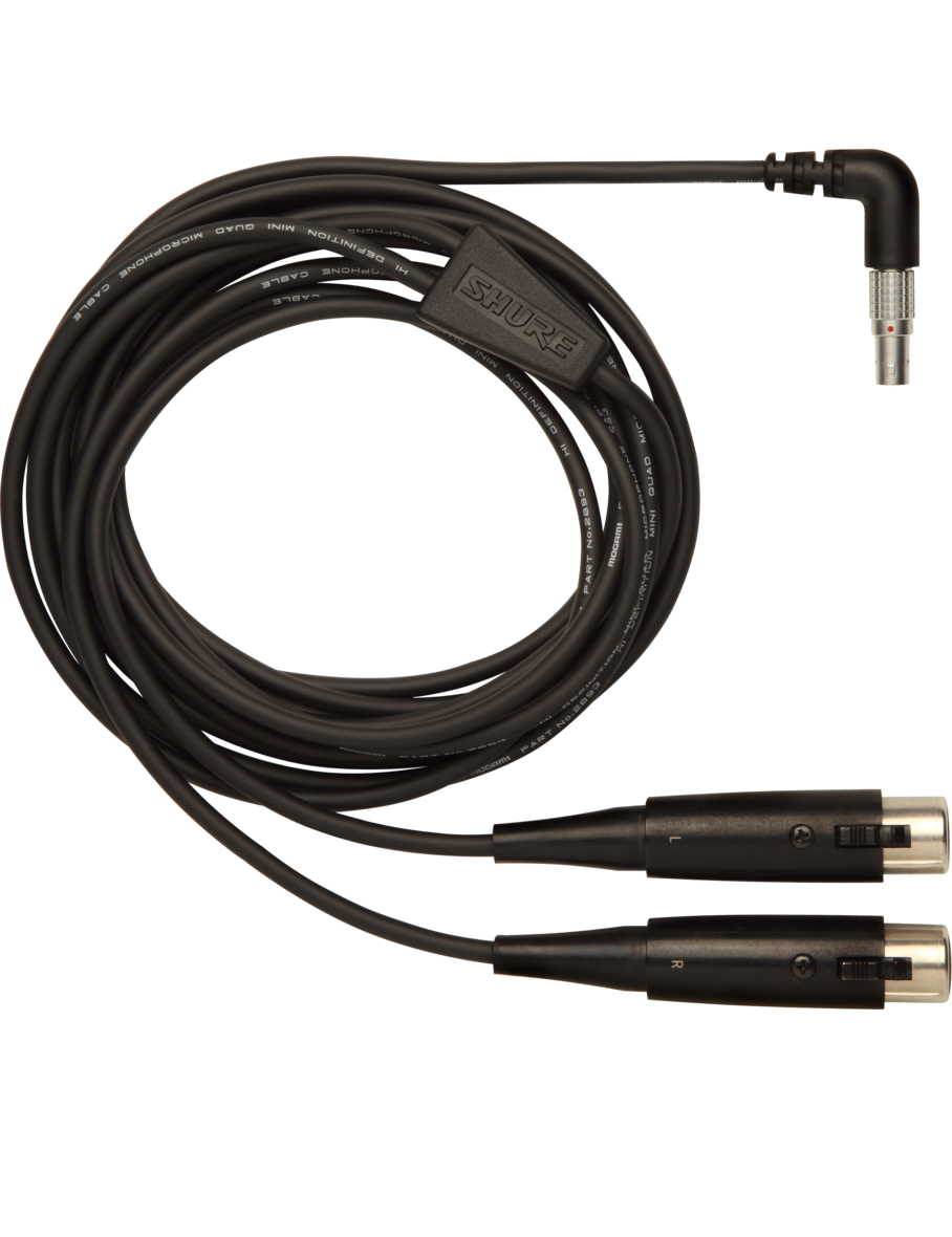 SHURE PA720 Cable Lemo 5 Pin/ 2XLR3FX para P6HW de 3mtrs. PA720
