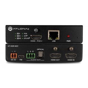 Atlona at-hdr-m2c decodificador de audio multi-canal hdr 4k