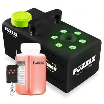 Fuzzix f506v maquina de humo vertical 6 leds rgb