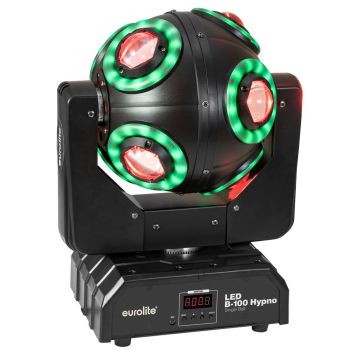 Eurolite led b-100 hypno single ball beam efecto iluminación