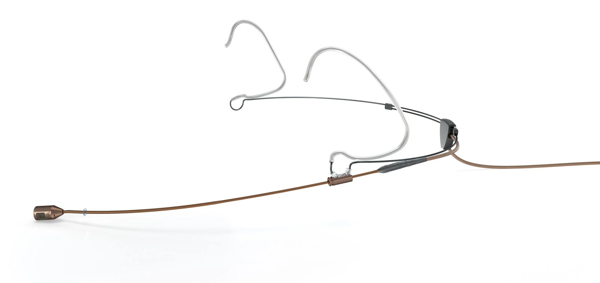 Dpa micro cardio, diadema basculable, cápsula 5mm core+. marrón. minijack