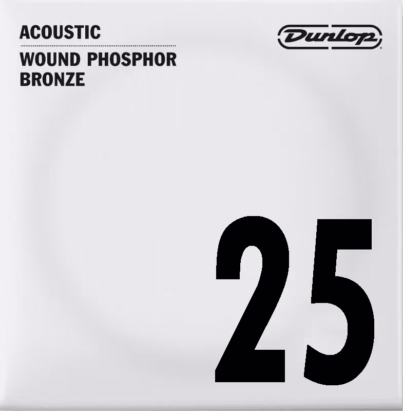 Dunlop Cuerda Acústica Dunlop 92/8 Phosphor Bronze .025 CDUDAP25