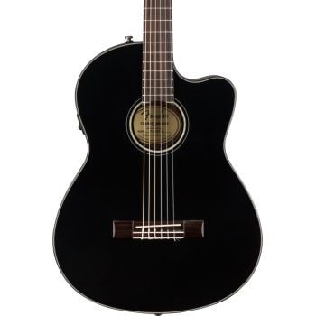Fender cn-140sce guitarra electro acústica black + estuche
