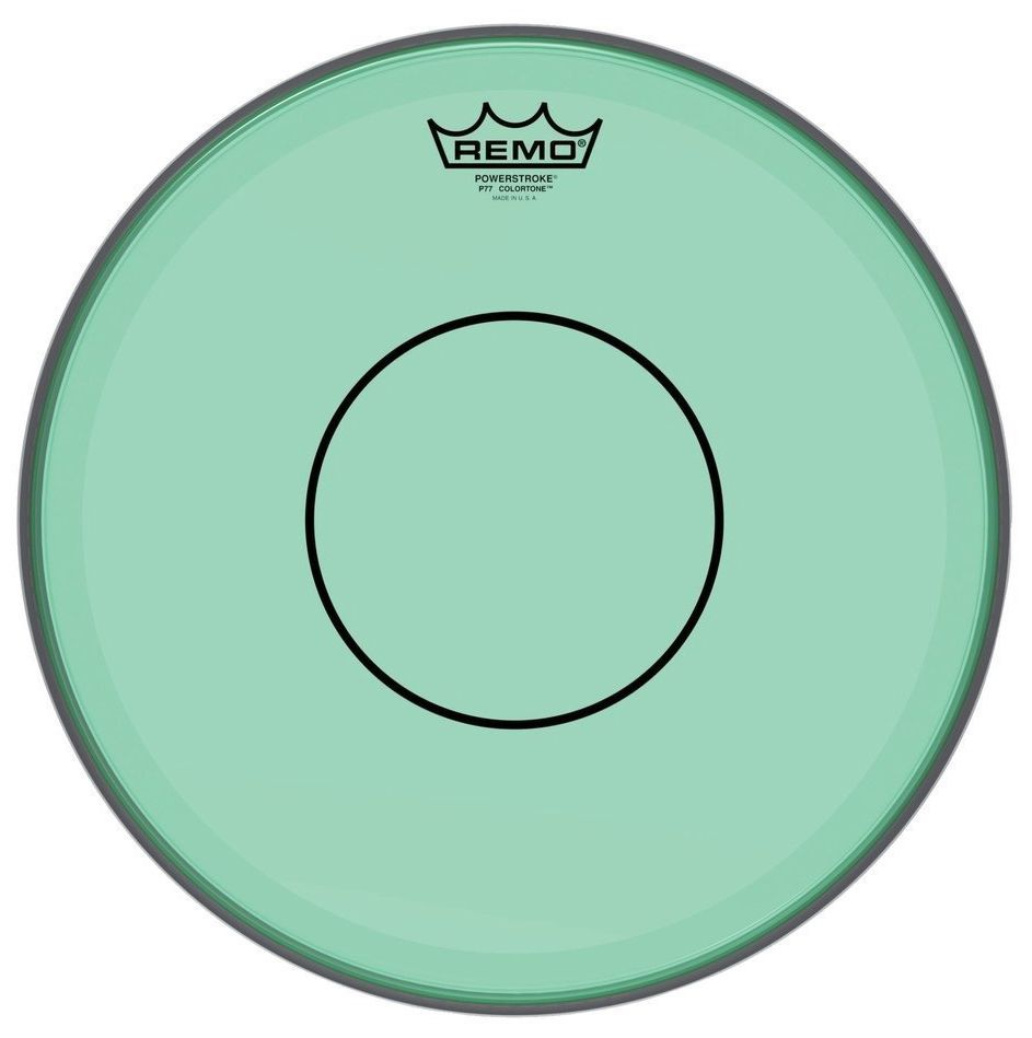 Remo 13 Powerstroke 77 Colortone Green P7-0313-CT-GN 13" Powerstroke 77 Colortone Clear Gre