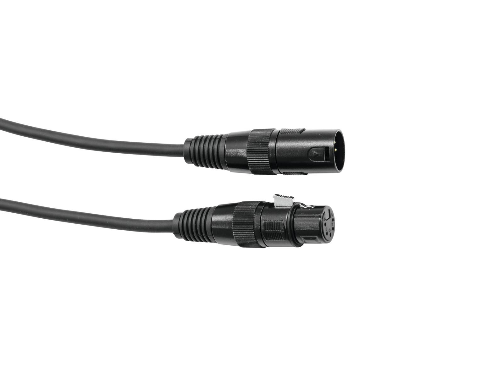 Eurolite DMX cable XLR 5pin 1m bk DMX cable XLR 5pin 1m bk