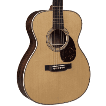 Martin om-28 modern deluxe guitarra acústica con estuche