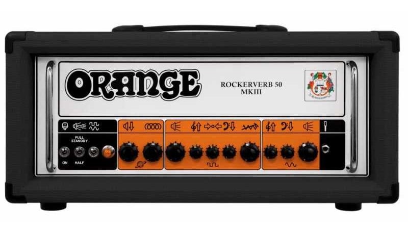 Orange ROCKERVERB 50H MKIII BK Cabezal para guitarra ROCKERVERB 50H MKIII BK
