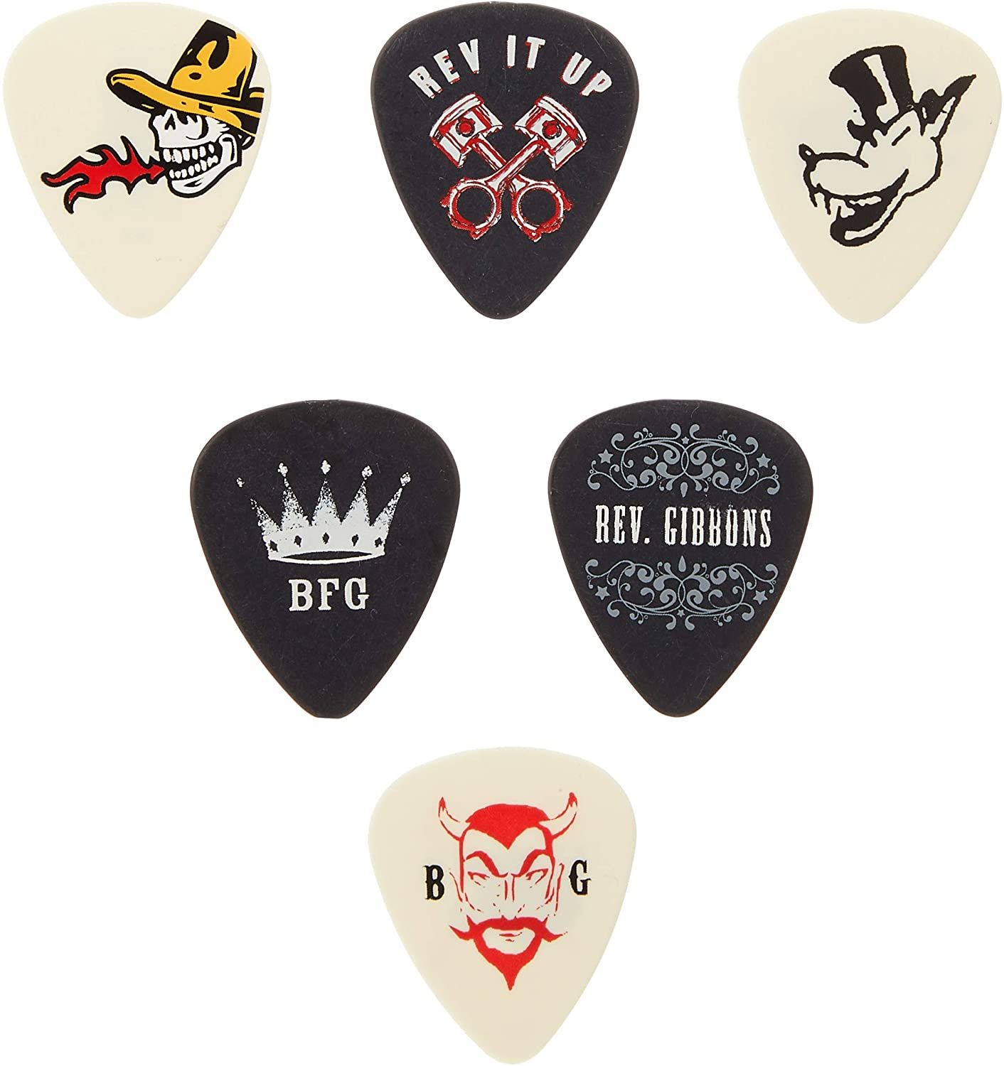 Dunlop Bote Reverend Willy Medium Pack de 6 Un. RWT02M