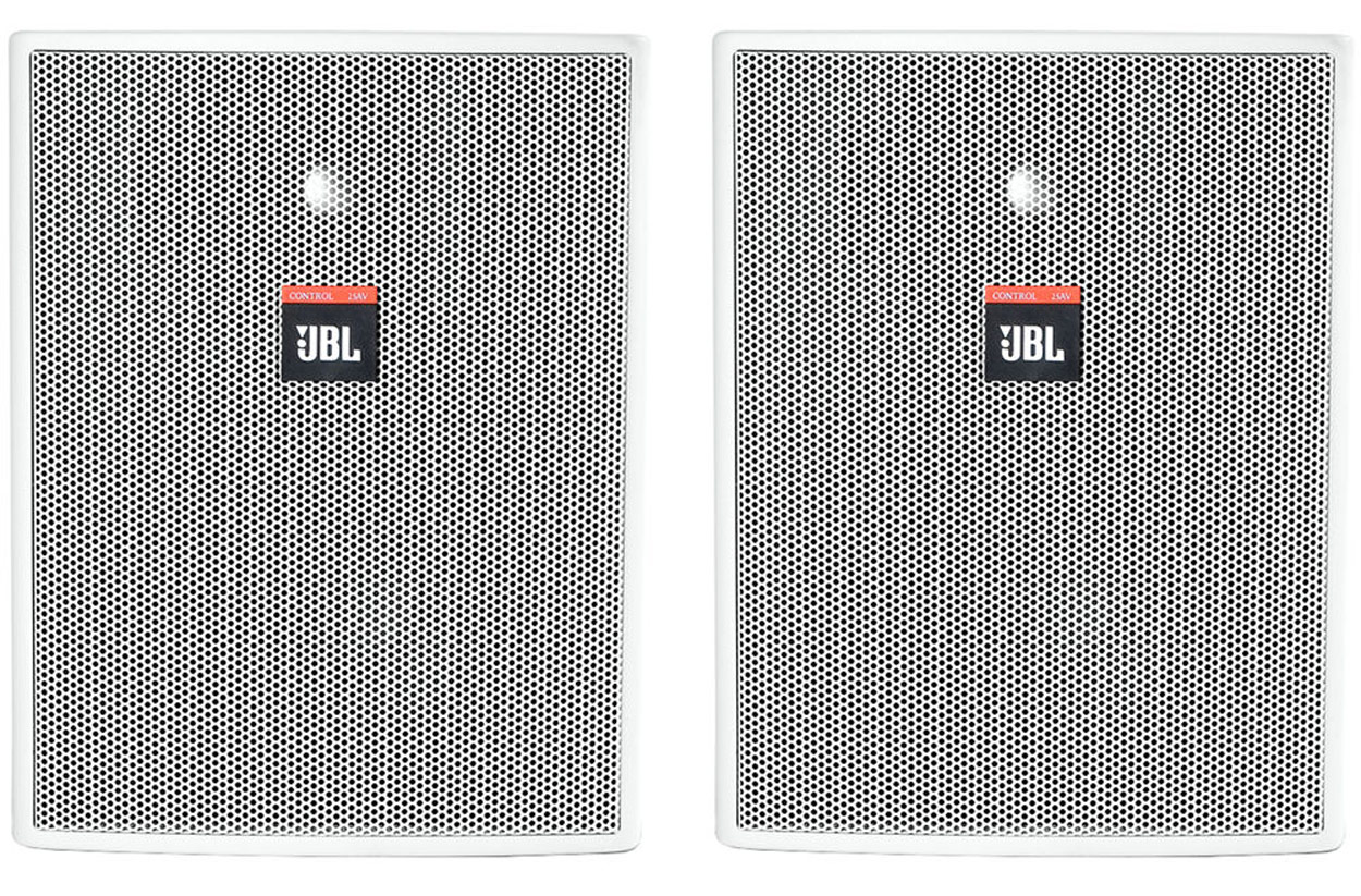 Jbl CONTROL 25AV WH Altavoz Línea 100V para Exterior Blanco Pareja C25AV-WH