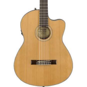 Fender cn-140sce nylon thinline wn natural + estuche