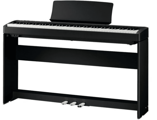 Kawai ES 120 Negro + Soporte HML-2 + Pedalera F-351 ES 120 + HML2 + F-351 Negro